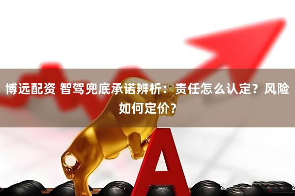 博远配资 智驾兜底承诺辨析：责任怎么认定？风险如何定价？